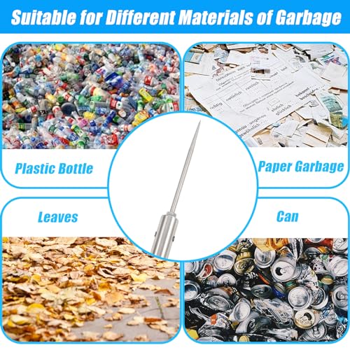 Trash Picker Upper Grabber Extra Long,62 Inch Trash Pickup Tool Heavy Duty Stainless Steels Tip Lightweight Reinforcement Debris Nabber Litter Picker Grabber Durability Sponge Handle - size: 62 Inch