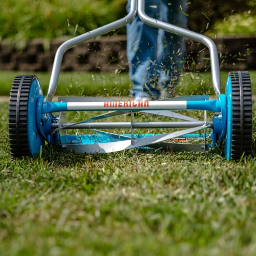 American Lawn Mower Company 2204-14 14-Inch 4-Blade Push Reel Lawn Mower - size: 14" 4 blade, 2.0