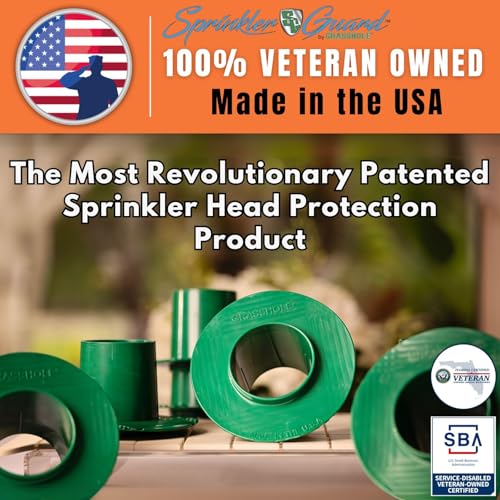 GRASSHOLE Sprinkler Head Guard - Donut-Style Protector Prevents Mower Damage - 1 Pack - Plastic - size: 1 Pack