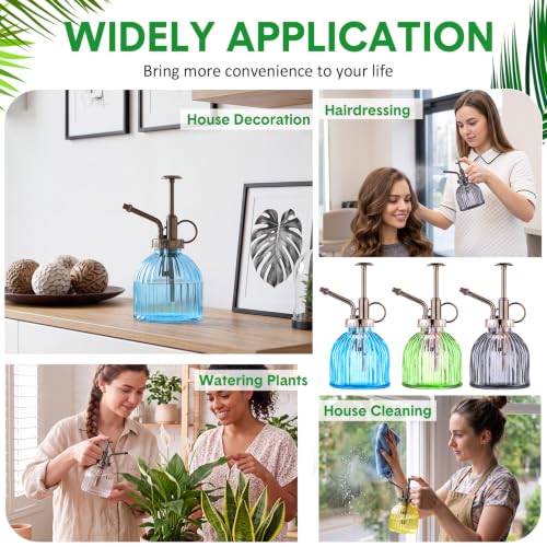 Maxdot 12Pcs Glass Plant Mister Spray Bottle 220ml, Copper Sprayer - color: Antique Copper Sprayers
