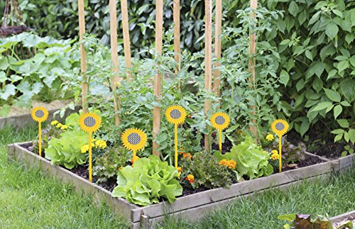Bird B Gone Scare Bird Garden Sunflower Stakes, 6-Pack