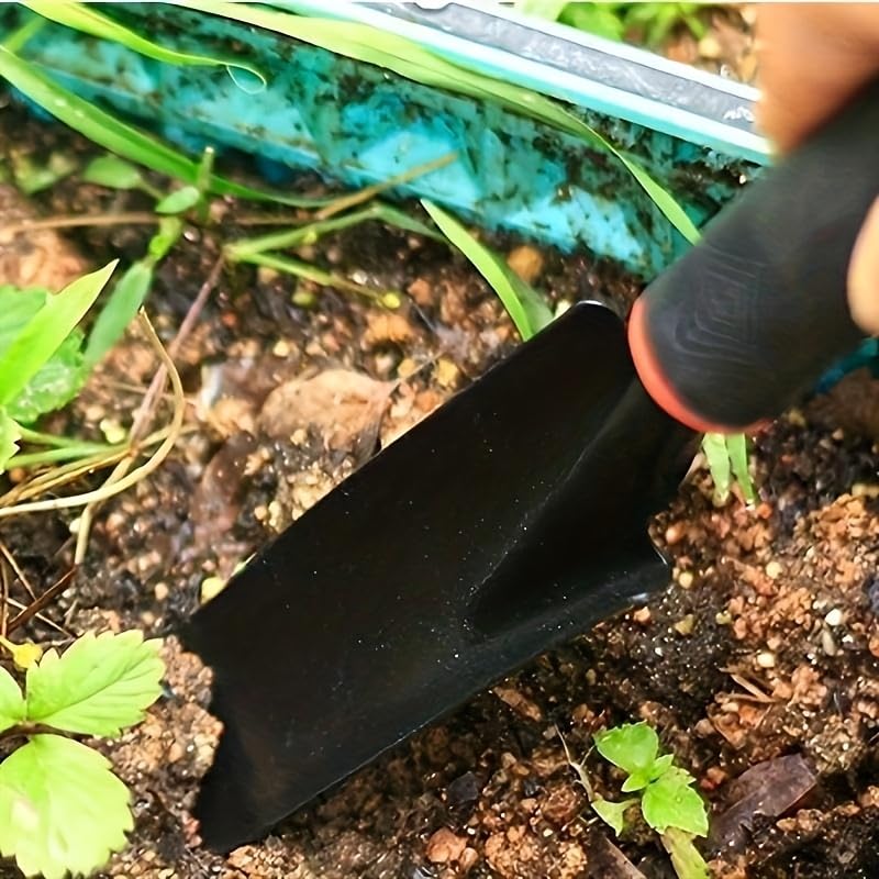 Flower Planting Shovel Pointed Blade Ergonomic Handle for Vegetable Planting, Weeding, Transplanting and Loosening Soil, A1