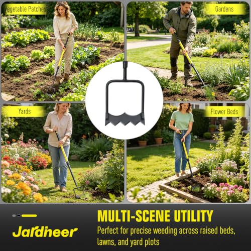 Jardineer Stirrup Hoe Garden Tool for Weeding