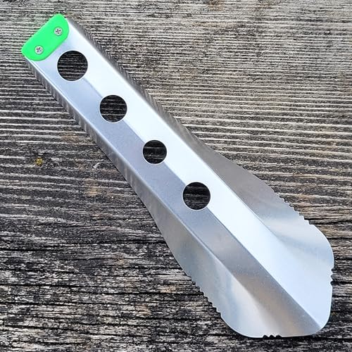 Ultralight Backpacking Trowel, 0.48 oz (13.5g) Neon Green - color: Neon Green
