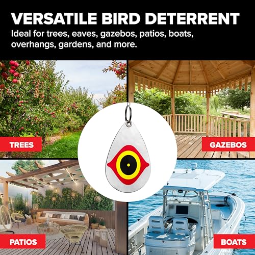 Bird B Gone Reflective Eye Bird Diverters, 5-Pack - size: 5 Pack
