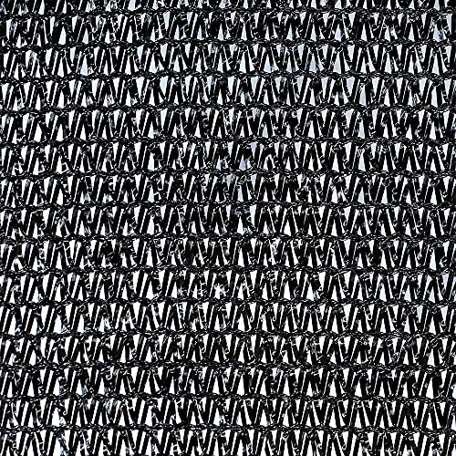 Agfabric 70% Sun-Block Shade Cloth Net Mesh Shade with Grommets for Garden Patio 10’ X 20’, Black - size: 10 x 20 ft - 70%