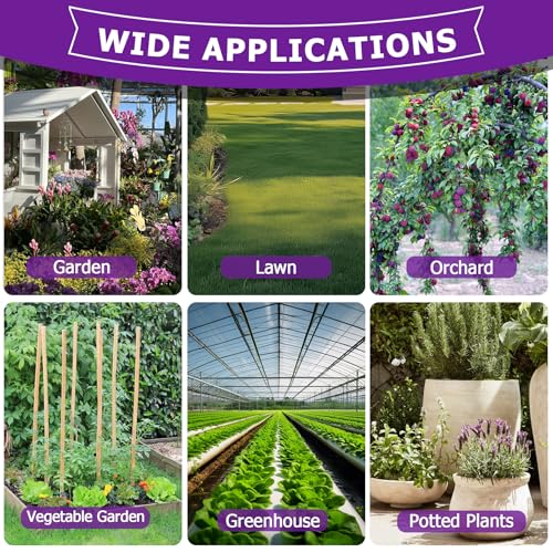 Soil Test Kit for Garden Lawn: Professional 4 in 1 Soil Testing Kit 80 Tests for pH Nitrogen Phosphorus Potassium for Gardening Plants Flowers Vegetables Indoor Ourdoor Soil Testing
