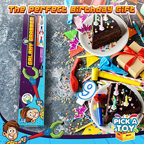Interactive Grabber Toy for Kids – 3 Pack Robot Claw Arm Set, Hand-Eye Coordination STEM Tool, 18 Inch Reacher Grasping Toy - style: Robot Hand and Robotic Claw Grabber