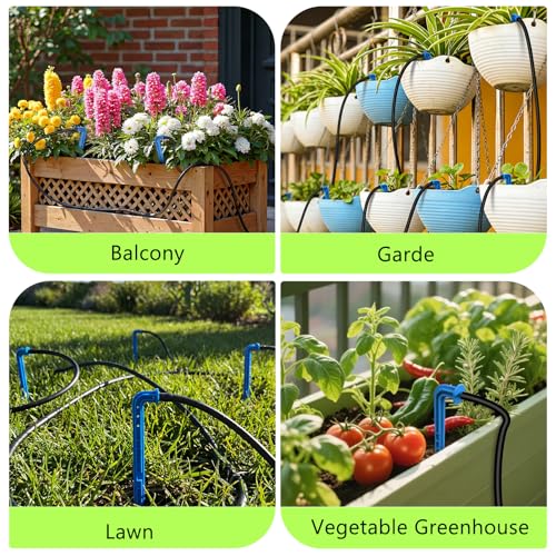 Solar Drip Irrigation System, Auto Plant Waterer for 30 Pots - color: 308