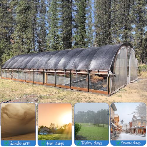 Garden Shade Cloth,90% Sun Shade Netting Mesh Tarp with Grommets(10x12FT) - size: 10x12FT