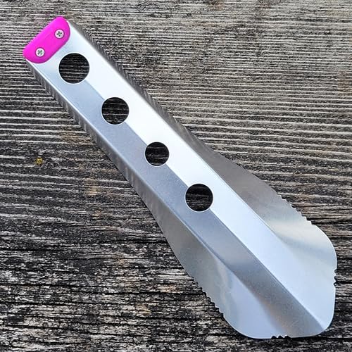 Ultralight Backpacking Trowel, 0.48 oz (13.5g) Purple - color: Purple