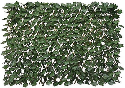 Expandable Privacy Fence Screen for Balcony Patio Outdoor Porch - color: Dark Green