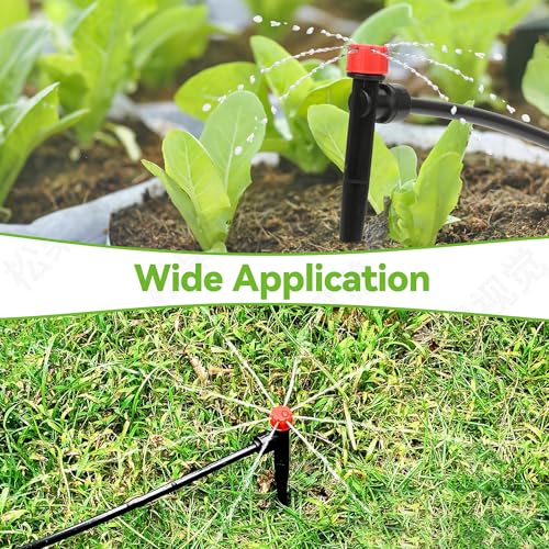 Vatony 20PCS Plant Self Watering Insert Spikes Device, Automatic Water Control System with Adjustable Drip Irrigation, Plastic, Special Feature: Automatic Watering (Red) - color: Red