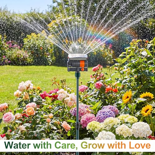 Oscillating Sprinkler with Aluminum Riser(Spike) - style: Spike