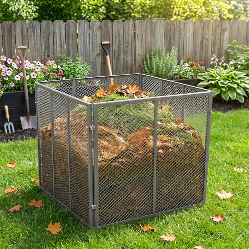 Outdoor Compost Bin 172 Gallon Metal Wire Mesh Composter