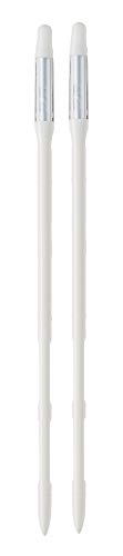 Sustee Aquameter (Large White Refillable - Bundle of 2) - House Plant Soil Moisture Meter, Humidity Sensor Probe, Water Level Indicator - Best for Indoor Potted Plants - color: White, size: Groß