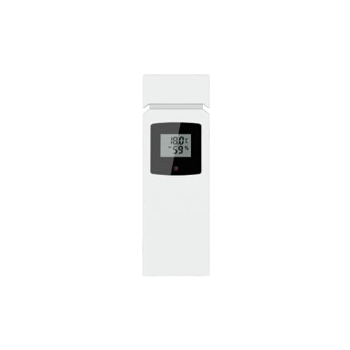 Geevon TX16-3 Wireless Remote Outdoor Sensor for 208665 Weather Station Indoor Outdoor Thermometer Replacement (White)