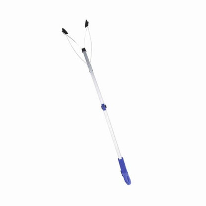 31.5in Reacher Grabber Tool, Lightweight Aluminum Alloy - color: Blue Handle
