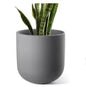 LE TAUCI 8 Inch Ceramic Plant Pot, Indoor Planter, Black - color: Black, size: 8 Inch