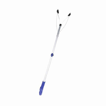 31.5in Reacher Grabber Tool, Lightweight Aluminum Alloy - color: Blue Handle