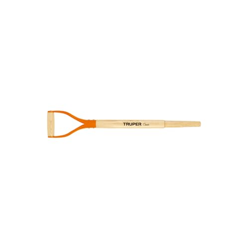 Truper Replacement Handle for Classic Shovel with Y Grip, 28-Inch Wood Handle, Anti-Rotation Fixing System (Model MG-PY / 15900)
