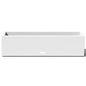 Veradek Block Series Trough Planter - Rectangular Outdoor Window Box - color: White