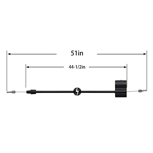 420939 51-inch Walk-Behind Lawn Mower Control Cable Fits MTD Troy Bilt
