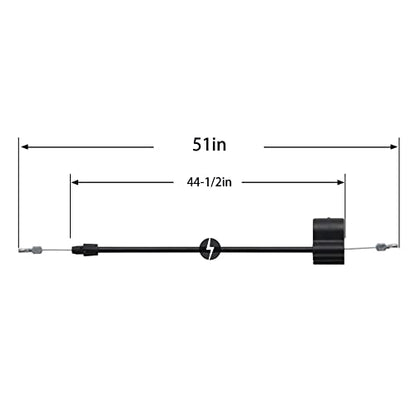 420939 51-inch Walk-Behind Lawn Mower Control Cable Fits MTD Troy Bilt