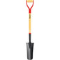 45 Inch Spade Shovel Trench Drain Spade Sharp Shooter Narrow Wood D-Handle