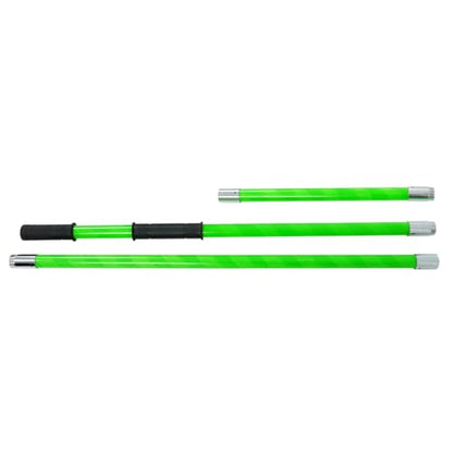 findmall 27ft Manual Pole Saw Extendable Tree Pruner Sharp Steel Blade - color: Green, size: 27ft