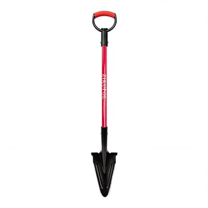 Root Shovel Garden Spade Shovel with Double Serrated Blades for Trenching, Digging,Planting,Metal Detecting,46 Inches