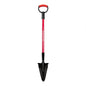 Root Shovel Garden Spade Shovel with Double Serrated Blades for Trenching, Digging,Planting,Metal Detecting,46 Inches