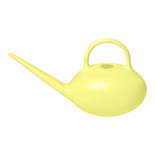 ZXJ Small Plastic Watering Can - 1/4 Gallon - for Home Plant Garden - Yellow - color: Yellow