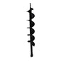 findmall Earth Auger Drill Bits 4" 6" 8" 10" 12" for Gaseous Fluid Powered Post Fence Hole Digger - size: 4inch