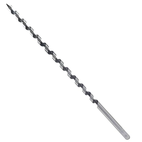 1/2-Inch x 16-Inch Auger Drill Bit, Hex Shank 3/8 Inch - size: 1/2-Inch x 16-Inch