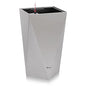Dexceder 24 Inches Self Watering Tall Planter (Gray) - color: Gray, size: 24
