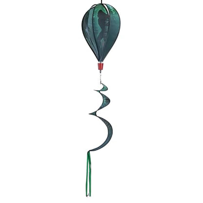 In the Breeze 0975 — Sasquatch 6-Panel Hot Air Balloon — Bigfoot Wind Spinner with Tail for Yards and Gardens… - color: Sasquatch