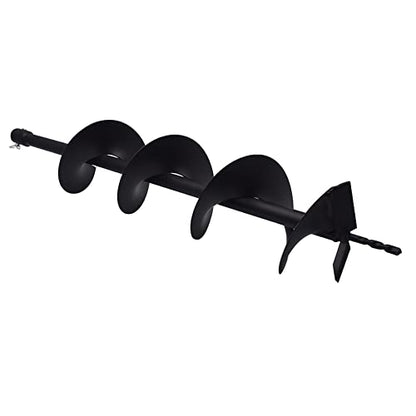 kimllier 6 Inch Earth Auger Drill Bits 4/6/ 8/10/12 Inch for Gas Powered Post Fence Hole Digger Planting Bulbs, Potted Plants