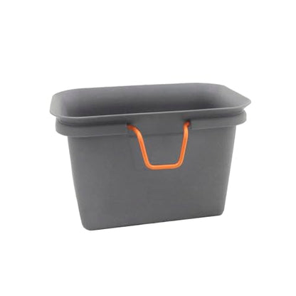 Full Circle Counter Catcher Compost Bin, Fits in Freezers, Slate - color: Slate