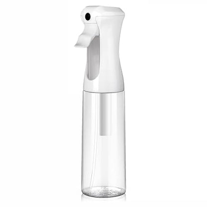 VIGOR PATH Continuous Mist Clear Spray Bottle 300ml Fine Mist for Hair - color: Clear - 10oz