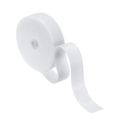 HARFINGTON Garden Plant Tape 16.4ft 25/32" Reusable Garden Plant Ties Strap Nylon Plant Twist Tie for Plant Gardening Home Office, White - color: White, size: 16.4ft x 25/32"
