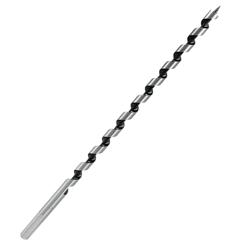 Muretnze 3/4 Inch x 12 Inch Long Auger Drill Bit, Hex Shank 3/8 Inch - size: 3/4 Inch Diameter x 12 Inch Length