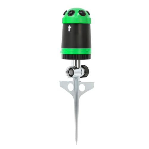 RESTMO Gear Drive Sprinkler,Multi-Adjustable Lawn Sprinklers for Yard - color: Green Gear Drive Sprinkler