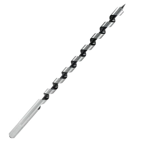 Muretnze 1/2 Inch x 12 Inch Long Auger Drill Bit for Wood - size: 1/2 Inch Diameter x 12 Inch Length