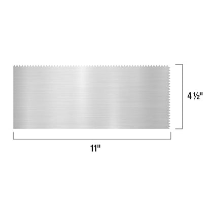 QEP Comfort Grip Stainless Steel Trowel V-Notch 3/16" x 5/32"