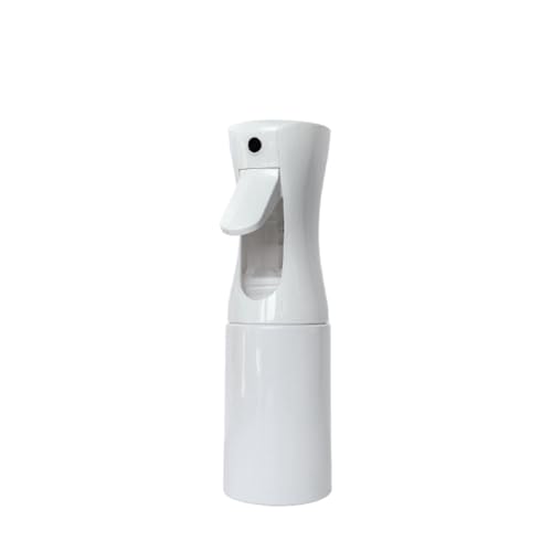 Ella & Sara Fine Mist Spray Bottle 200ml (White) - Continuous Water Mister for Hairstyling, Plants & Home Cleaning, Refillable Spray Bottle for Salon, Barber, Pets & Essential Oil Diffuser - color: White, size: 200ML