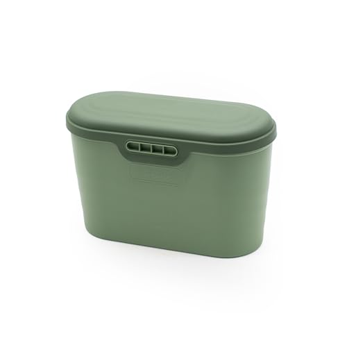 Vego Garden Heavy-Duty Hanging Garden Toolbox, Weather-Resistant Durable Polymer, Holds Up to 44 lbs, Features a Rounded Lid Basil Green - color: Basil Green