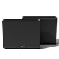 Veradek Block Series Span Planter - Tall Rectangular Outdoor Planter - color: Black, size: Medium - 2 Pack