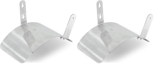 Gardzen 304 Stainless Steel Garden Hose Holder, Heavy Duty Wall Mounted Hanger, Rust-Resistant Outdoor Storage Rack for Backyard, Fence, Garage & Shed (Pack of 2) - size: 2 Pack