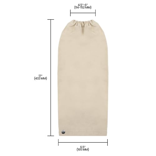 Zenport Nylon Fruit Picking Sleeves, 1-Pair White